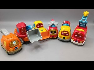 4 Minutes Satisfying With Unboxing VTech Toot Toot Drivers Construction Cars ASMR