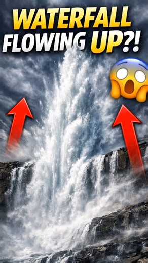 Waterfalls That Flow UP?! 😱 Gravity Defying Natural Phenomenon Caught on Camera