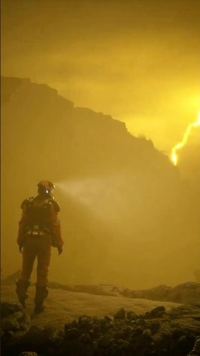 Explore Geyser Canyon, the only habitable zone on Venus in our game, Project Vesperi 🧑‍🚀⚡️