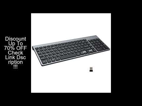 Hebrew English Characters Low Noise 101 Keys Slim Wireless Keyboard 2.4G Compact Keyboard for Laptop