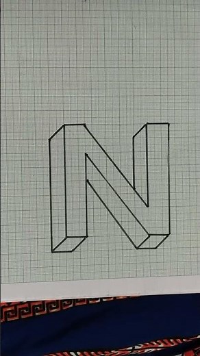 3D N drawing in graph book|