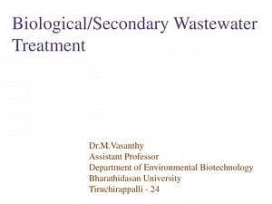 Biological/Secondary Wastewater Treatment - SlideServe