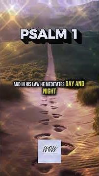 Psalm 1 – Spoken Scripture | Peaceful Reading with Soft Background Music #bibleverse #godsword