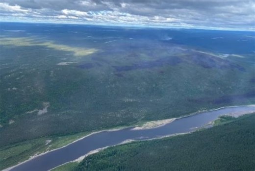 With little rain forecast, sprinklers and fire break are helping Churchill Falls - The Weather Network