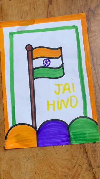 How to draw India national flag #tricolour #tricolourflag #tricolour #indianflag