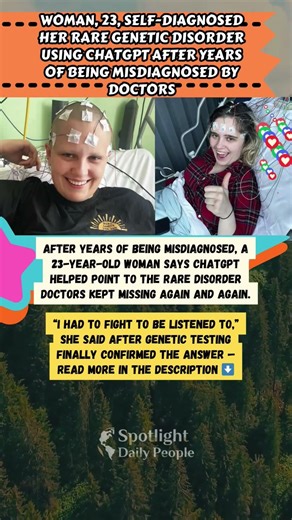 🤯 Woman Says ChatGPT Helped Solve Her Rare Condition After Years #shorts