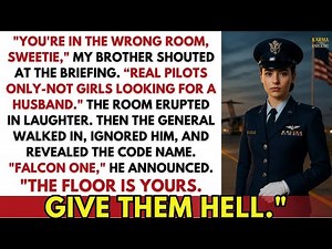 “Real Pilots Only,” They Laughed—Until The General Revealed Her Code Name. “Falcon One”