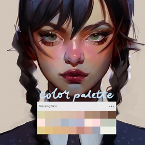 Haze Long Procreate Stacking Skin Palette