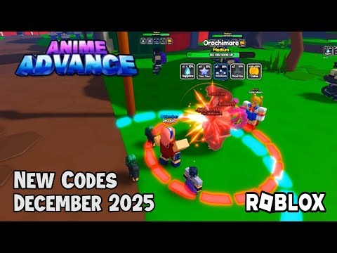 Roblox Anime Advance New Codes December 2025