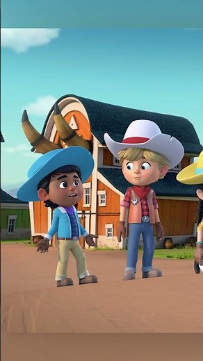 Heavy Hay Bales Destroy Teddy's Dinosaur Roost! | Dino Ranch | Cartoons For Kids