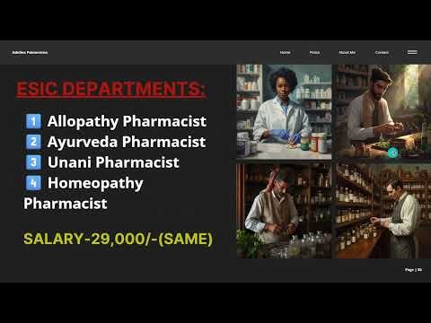 ESIC PHARMACIST 2026 RECURITEMENT- VACANCY 350+| ELIGIBILITY, SALARY, SYLLABUS #esicpharmacist #job