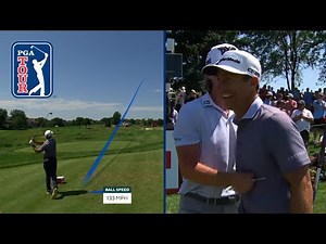 UNBELIEVABLE ace from Thorbjørn Olesen to tie lead at 3M Open | 2025