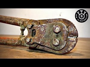 Reviving A Rusty Bolt Cutter: Watch The Restoration Process!