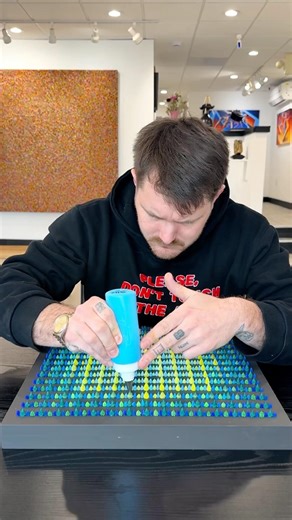 My best paintings are yet to come. Problems 33 - September 2026! #texture #acrylic #artist