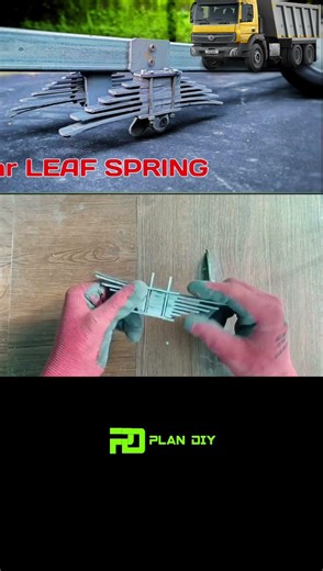 Rc Truck Rear leaf spring diy | pvc | rc truck | plan diy #shorts#viral#rcb#leaf#rctruck