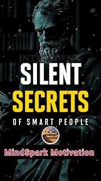 Intelligent People Don't Talk Much They Don't Waste Energy On Noise #motivation #quotes