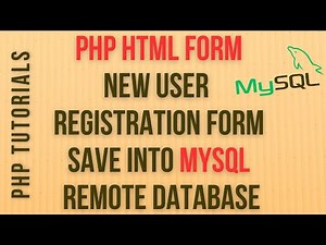 PHP insert save HTML Form Data to MySQL (phpmyadmin) database