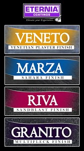 🎨 ELEVATE YOUR SPACE WITH ETERNIA COATINGS! 🎨 Looking for premium decorative finishes that redefine elegance? Eternia Coatings has the perfect textures to bring your walls to life! ✨ 🖌️ Choose Your Perfect Finish: ✅ VENETO – Venetian Plaster Finish (Trowel Application) ✅ MARZA – Sahara Finish (Brush Application) ✅ RIVA – Sandblast Finish (Roller Application) ✅ GRANITO – Multifleck Finish (Spray Application) 🏡 Transform Your Walls with Timeless Aesthetics! 📞 For inquiries, contact us at: 📲 