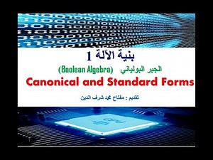 Boolean Algebra -Canonical and Standard forms