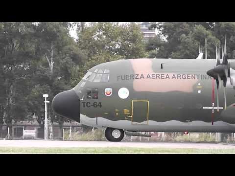 HÉRCULES C-130 en Aeroparque - Full HD