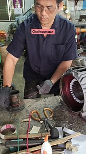 พันมอเตอร์ 10 HP 2900rpm30 slot, ∆ #ร้านชัยวัฒน์การไฟฟ้า #รับซ่อมมอเตอร์ | เฮียอ๊อด ชัยวัฒน์ การไฟฟ้า