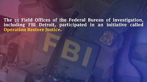 via FBI #Detroit: FBI Detroit participated in an FBI-led initiative called Operation Restore Justice. This operation's goal was to arrest and charge child sexual abuse offenders nationwide. Read about 12 arrests made in Michigan: DETROIT – Today, the Department of Justice announced the results of Operation Restore Justice, a coordinated enforcement effort to identify, track and arrest child sex predators. The operation resulted in the rescue of 115 children and the arrests of 205 child sexual ab