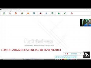 COMO CARGAR EXISTENCIAS EN EL INVENTARIO INICIAL PROGRAMA A2 SOFTWAY, A2 SOFTWARE