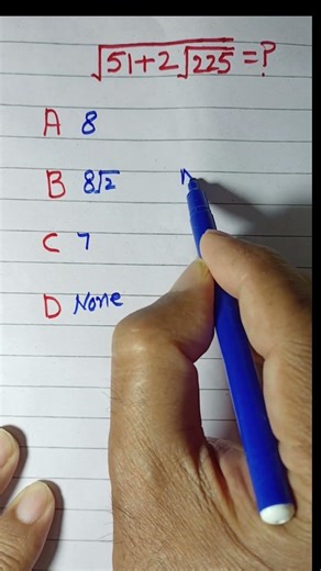 A very nice Square root simplification problem #maths #mathshorts