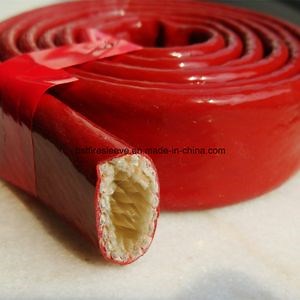 [Hot Item] Hydraulic Hose Protection Hoses Insulation Heat Protective Silicone Coated Fibreglass Sleeving