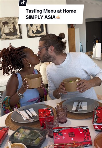 Food is our love language❤️ We tried some dishes we hadn’t tried before from our fav, @Simply Asia🥰🍜 This was such fun!! Especially coz I was visiting my sisters afterwards for dinner and I brought through tons of Simpy Asia goodness for the ladies to try too👯‍♀️ What’s your favourite on the Simply Asia menu? #CapCut #couple #couplethings #couplegoals #lovelanguage #xhosanation #xhosanation #interracialcouple #interracialmarriage #husbandwife #foodiesoftiktok #fyppp #fypシ゚ #sama28 #simplyasia