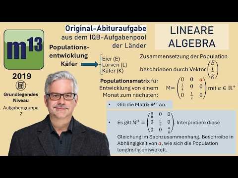 Abitur exam question: 2019 - LINEAR ALGEBRA - OHimi - basic level - task group 2