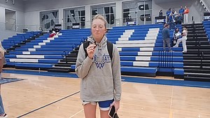 Liberty Blue Jay Athletics gave fans a glimpse of this year's teams while kicking off winter sports with Blue and White Night. Listen to Liberty girls basketball senior forward Enslie Dryer talk about the upcoming season: “... Ready to be back on the court …” Full story to come later at mycouriertribune.com. | Courier-Tribune