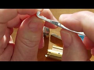 BiLock - Custom tension tool used for picking the BiLock.