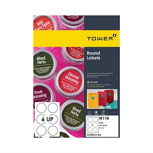 TOWER A4 Self-adhesive printable labels sticker paper-100 Sheets-6 Up | Shop Today. Get it Tomorrow! | takealot.com