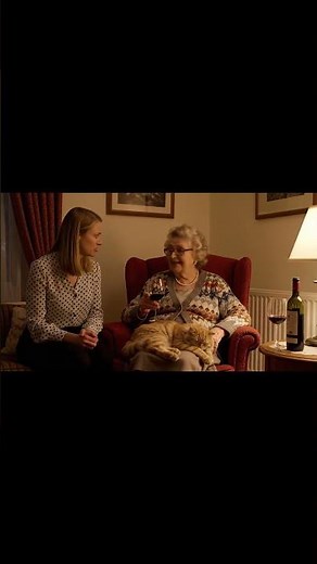 Oma mit 93 und Rotwein 🍷😂 Enkelin warnt – aber Oma hat den besten Spruch! #deutsch #comedy #humor