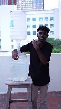 இப்டி ஒரு Trick இருக்கா!😳 | 💧🌀 Fast Water Transfer Using a Vortex Between Two Cans! 😲