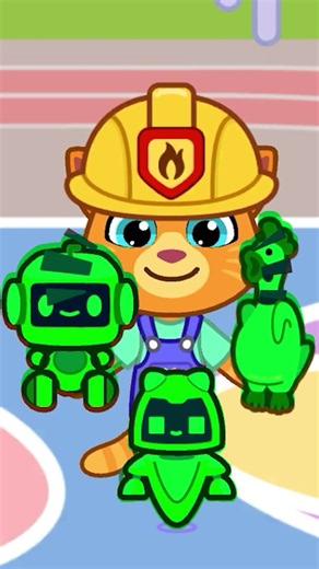 Little Firefighters 🧑‍🚒 #TalkingTomFriendsWorld #Firefighters
