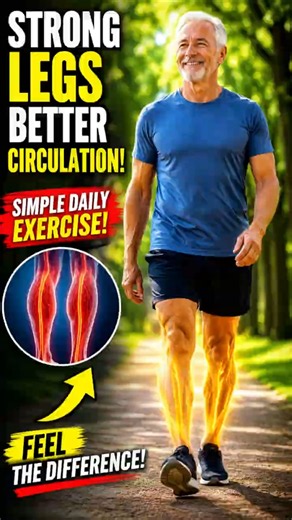 Over 60? This 30 Second Leg Exercise Could Improve Circulation Fast #health #shorts