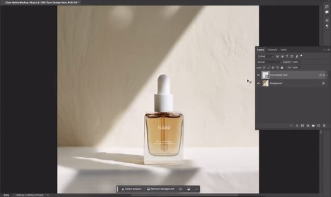 Glass Cosmetic Bottle Mockup, Skincare Bottle Branding Mockup, Product Packaging Mockup, Clear Glass Bottle Mockup PSD - Etsy