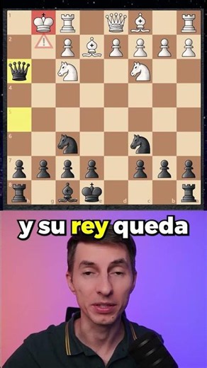Trampa ganadora en 10 jugadas con negras