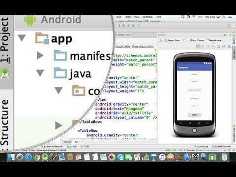 Java - Change text sizes use dimen variables | Hangman Android App