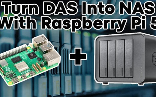 [Gary Explains] 用Raspberry Pi 5和OpenMediaVault将DAS变成NAS