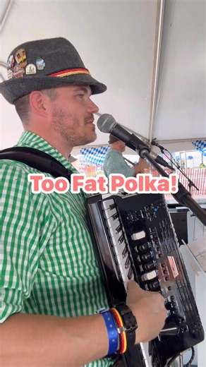 113K views · 2.4K reactions | Too Fat Polka Pivo & Polka Band Oktoberfest Fredericksburg 2025 #Pivo #prost #polka #oktoberfest #accordion #music #entertainment | Kelsey J. Lien - The Manccordionist | Facebook