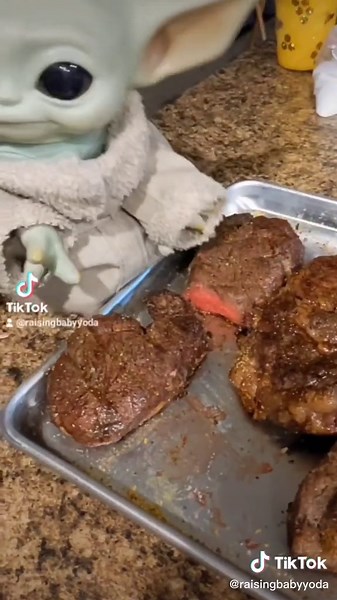 Delicious Steak Recipe Inspired by Grogu from The Mandalorian