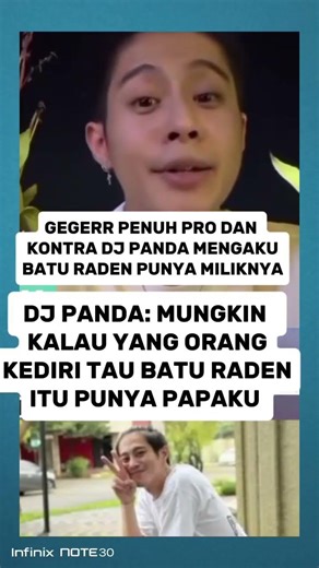 dj panda mengaku batu raden punya miliknya #shortvideo #djpanda #artist #viralvideo