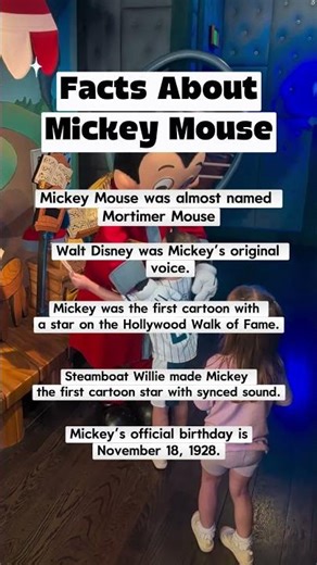 5 Mickey Mouse Facts You Definitely Didn’t Know 😲🐭 #shorts
