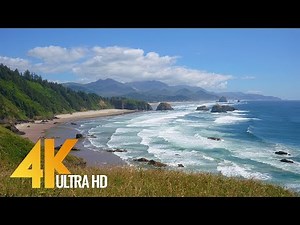 4K Coastal Oregon - Pacific Ocean - Part #2 - 5 Hours Nature Relaxation Video for 4K Oled TV