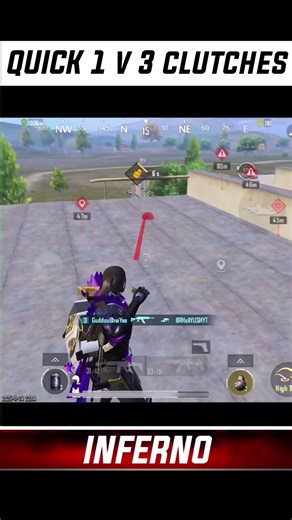 BGMI QUICK CLUTCHES 🔥🔱 #bgmi #bgmishorts #viral #gaming #viralvideo #pubgmobile #pubg #scout