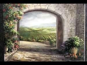 Italian, Tuscany Landscape | Paint with Kevin Hill