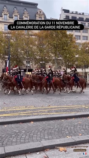 ChampsElysees_Paris on Instagram: "Défilé du régiment de la cavalerie de la Garde républicaine sur les Champs-Elysées lors de la commémoration du 11 Novembre Parade of the Cavalry Garde républicaine on the Champs-Élysées during the November 11th commemoration. Crédit video @mathilde.bno Follow us on IG: @champselysees_paris www.champselysees-paris.com © Paris, Always an Amazing idea! #paris #champselysees #avenuedeschampselysees #garderepublicaine #commemoration"